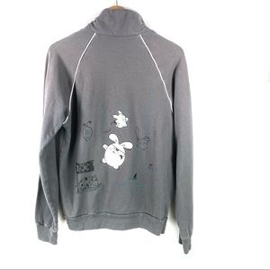 AMERICAN APPAREL Fat Rabbit Farm Zipper Sweatshirt